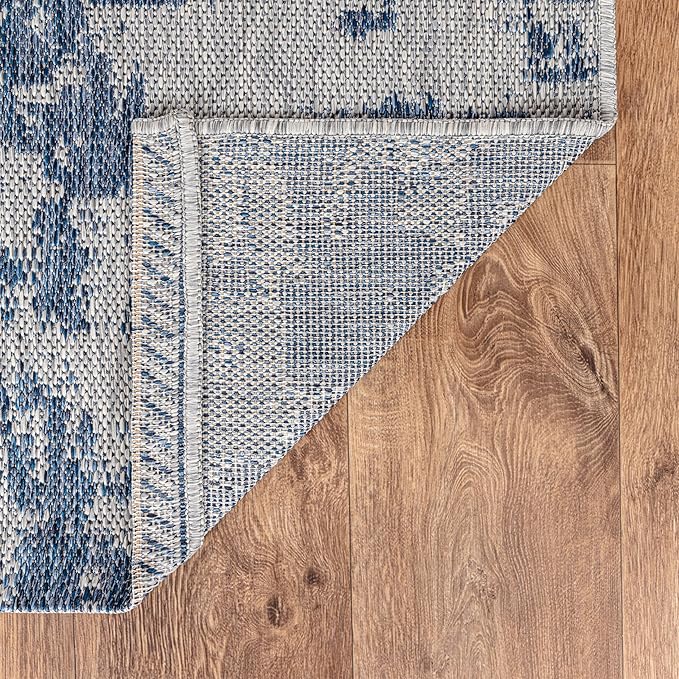 Keen Home Design Terrace Outdoor Area Rug - 12x15 Washable Indoor/Outdoor Rug for Patio, Kitchen, Balcony, Beach, Garden, Deck and Porch, Size: 12'x15'